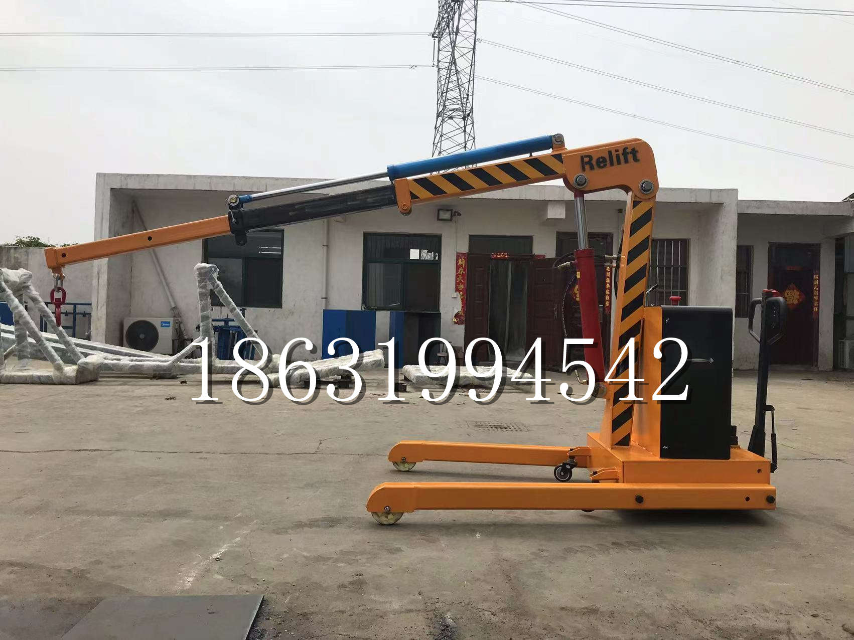 昆都仑区久征定做3吨三轮随车吊 农用园林绿化移树吊 平板工程用小吊机