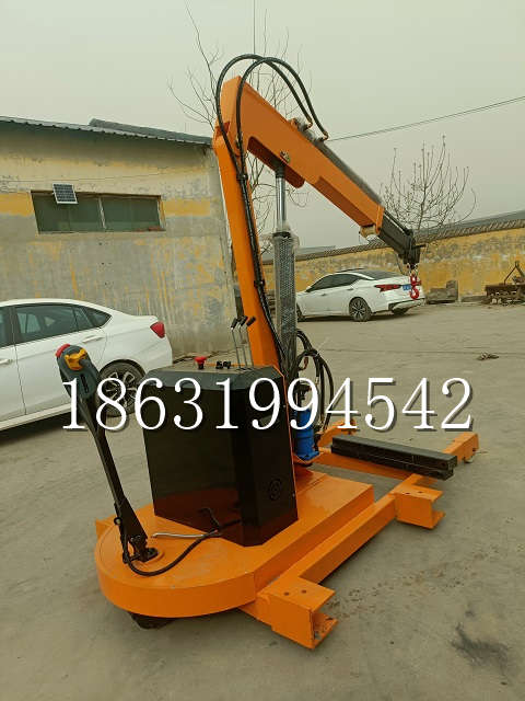 昆都仑区自卸车厢随车吊 自制轮式四不像起重机 四驱平板吊 5吨 贵盛